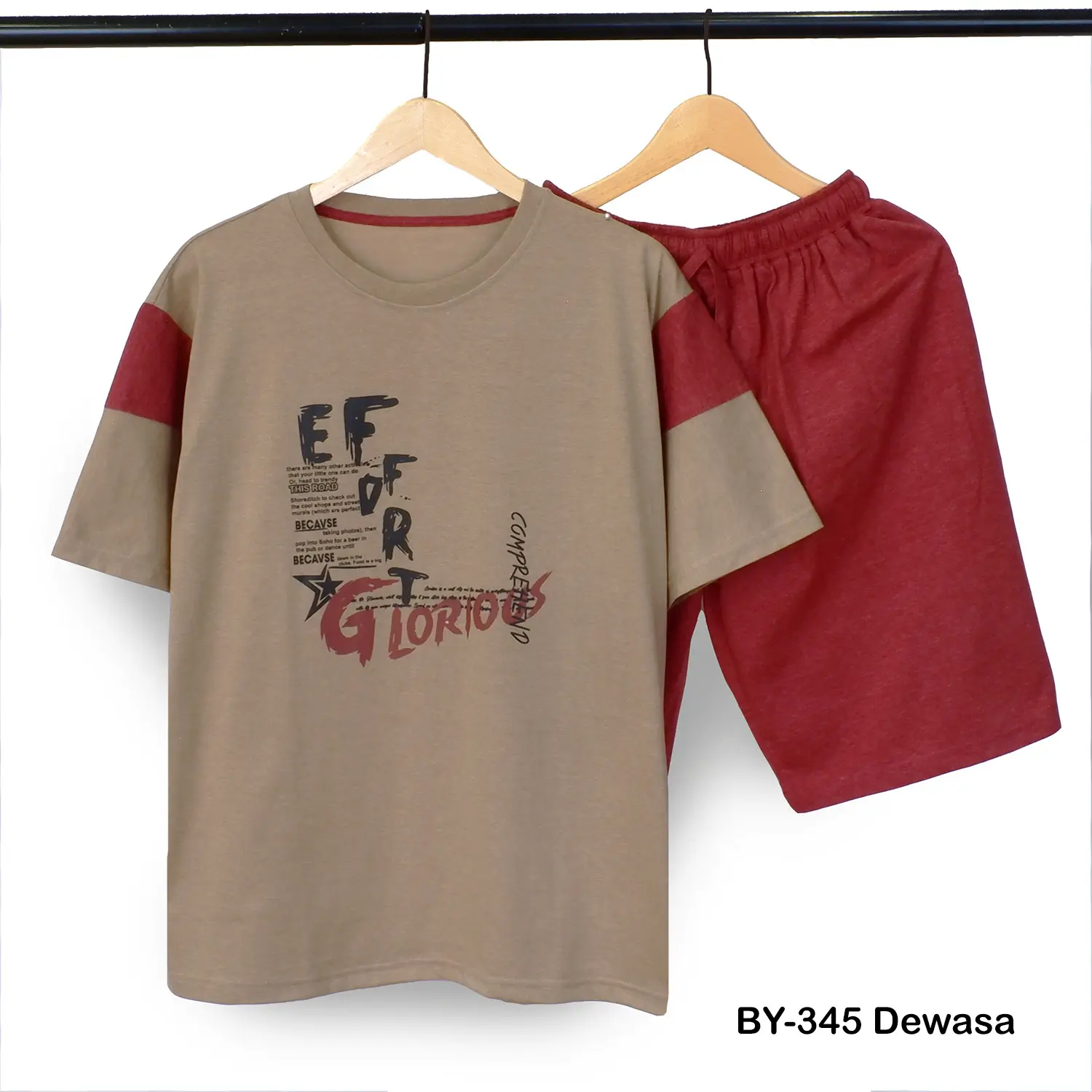 Setelan Dewasa Laki-Laki Baju Tidur Dewasa Laki-Laki F-165 LD 115-120c