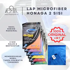 Lap Microfiber Honaga 2sisi Auto Detailing 40x40 cm