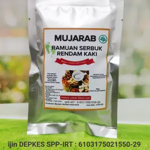 BUNDLING 3 PCS MUJARAB SERBUK RENDAM KAKI RAMUAN DAYAK AMPUH REMPAH