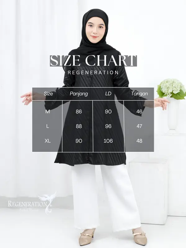 Tunik Wanita Batik Embos Regeneration Fashion Elegan & Trendy 4
