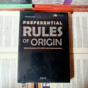 BUKU ORIGINAL PREFERENTIAL RULES OF ORIGIN