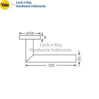 Gambar YALE Handle Pintu Stainless Steel YTL 060 – Gagang Pintu - Lever Handle dengan Escutcheon dari Lock n Key Hardware Indonesia Kota Administrasi Jakarta Barat 4 Tokopedia