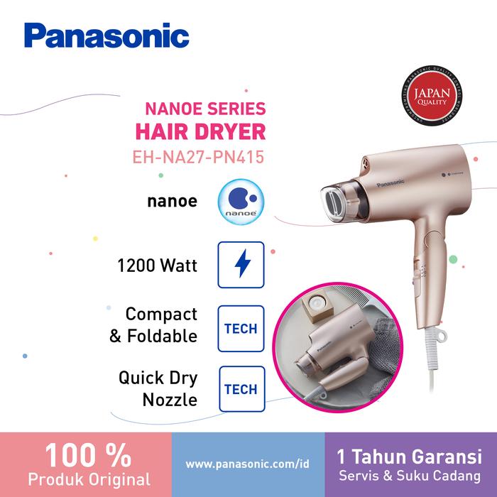 Gambar Panasonic Nanoe Hair Dryer NA27 Pengering Rambut 1200 Watt dari Panasonic Authorized Jakarta Kota Administrasi Jakarta Barat Tokopedia