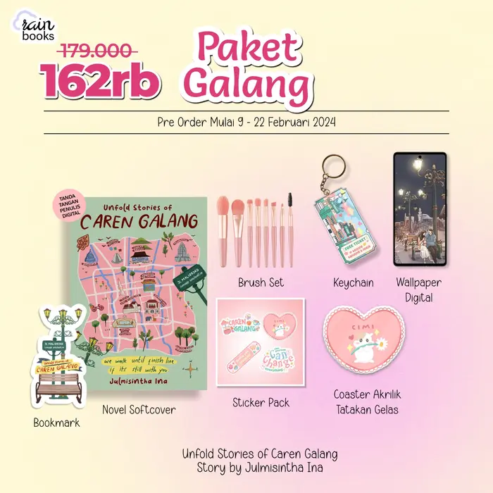 Gambar Buku Novel Caren Galang - Julmisintha Ina - Rainbook Publishing dari Bumi Fiksi Makassar Kota Makassar 4 Tokopedia