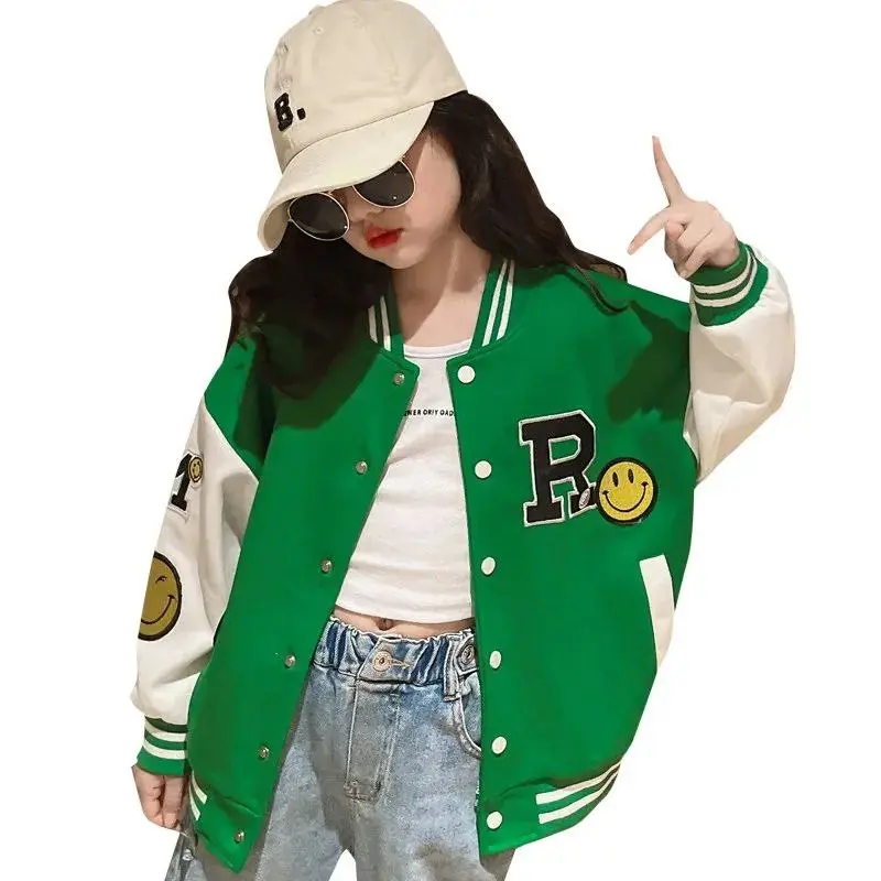 Fashion Anak / Pakaian Anak Perempuan /Jaket Baseball 2