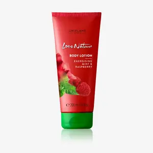 Love Nature Body Lotion Energising Mint & Raspberry