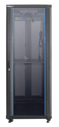 Gambar INDORACK IR8032G-32U - Close Rack 32U Depth 800mm Glass Door 19Inch dari Techno Computer Bali Kota Denpasar 2 Tokopedia