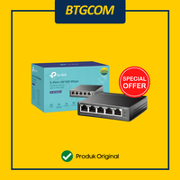 Gambar TP-LINK TL-SF1005LP 5-PORT 100MBPS DESKTOP SWITCH HUB LAN 4-PORT POE dari btgcom Kota Denpasar 1 Tokopedia