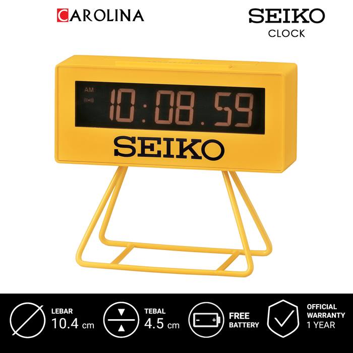 Gambar Jam Beker SEIKO Analog QHL062Y  Mat Yellow Case Yellow Dial  Weker dari Carolina Watch Kota Administrasi Jakarta Barat Tokopedia