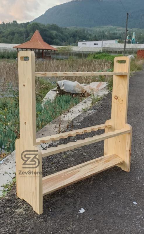 RAK PANCING PERLUBANG KAYU JATI BELANDA - Shop | Tokopedia