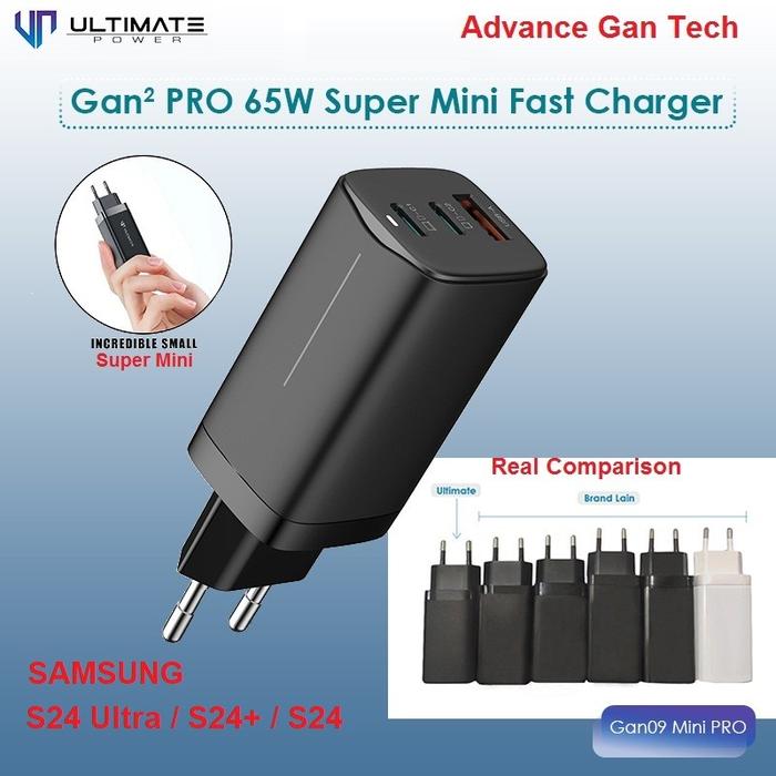 Gambar Charger Samsung S24 Ultra S24+ Super Fast Charging 65W Gan09 Mini PRO dari Ori aksesoris 1 Kota Administrasi Jakarta Pusat Tokopedia