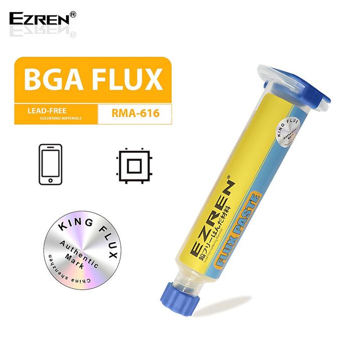 Gambar Ezren RMA-616 King Flux Solder Pasta Minyak Bebas Timah Solder 10cc dari Ezren Official Store Kab. Tangerang Tokopedia