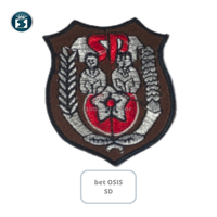 Gambar atribut bordir sekolah logo badge emblem bet osis sd smp sma bendera dari simpati tailor Kota Bandung 4 Tokopedia