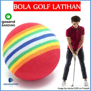 Bola Golf Busa Foam Sponge Spon Spons untuk Training Latihan Praktek