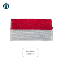 Gambar atribut bordir sekolah logo badge emblem bet osis sd smp sma bendera dari simpati tailor Kota Bandung 5 Tokopedia