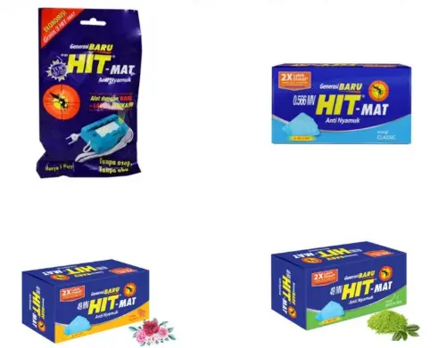 Hit Mat Elektrik Obat Nyamuk Alat & Refill Anti Nyamuk Listrik Tidak Menimbulkan Asap dan Abu Hemat Listrik Praktis dan Mudah Penggunaan dan Aroma Pilihan