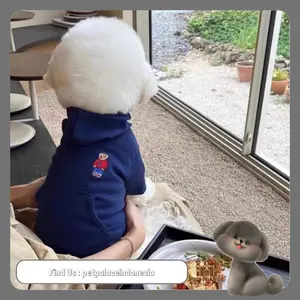 Pet Dog Cat Sweater Hoodie Teddy Bear / Baju Sweater Anjing Kucing