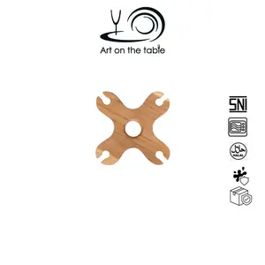 RAK HOLDER GELAS WINE GANTUNG KAYU / WOOD WINE GLASS HOLDER