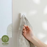 Gambar EN LIVING Adhesive Towel Hook / Gantungan Handuk / Gantungan Lap - WHITE dari EN LIVING Kota Bandung 1 Tokopedia