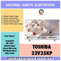 Gambar Toshiba 32V35KP Android TV 32 Inch HD 720P REGZA Engine DVB-T2 Bezel Less dari Bogor Solusi Elektronik Kab. Bogor 2 Tokopedia