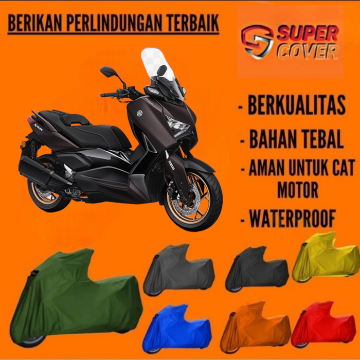 Gambar Premium Cover motor/sarung motor Xtreme outdoor Yamaha XMAX 250 super cover tebal anti UV anti cakar kucing dan waterproof dari Super cover new Kota Depok Tokopedia