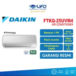 Daikin AC Flash Inverter 1 PK FTKQ25UVM4