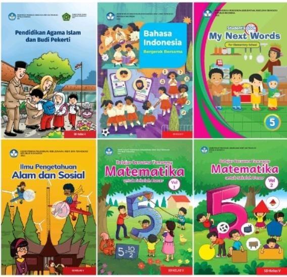 BUKU PAKET KELAS 5 SD KURIKULUM MERDEKA PENERBIT KEMENDIKBUD (BARU + ORIGINAL 100%) 0