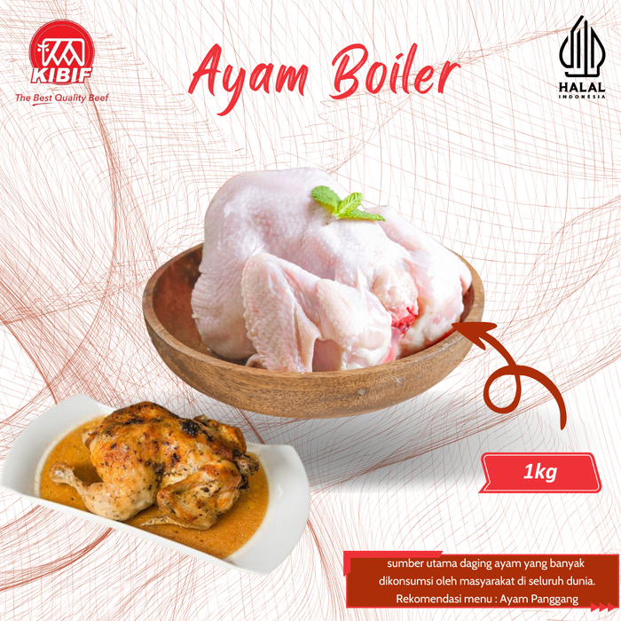 Gambar Ayam Boiler / Karkas Frozen 1.2kg dari KIBIF STORE Kota Administrasi Jakarta Selatan Tokopedia