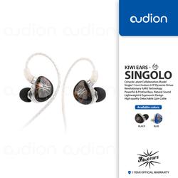 KIWI EARS x CRINACLE SINGOLO Écouteurs Intra-Auriculaires Bleu