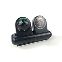 Gambar Kompas Mobil Car Compass & Thermometer - C288-5 - Black dari BerkahSemi Kota Tangerang 3 Tokopedia