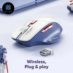 Mouse Gaming Wireless M18 RGB Ergonomic Silent Click Type-C Charging