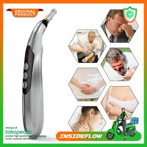 Alat Pijat Pena Terapi Akupuntur Magnet Elektrik Therapy Pen Massager