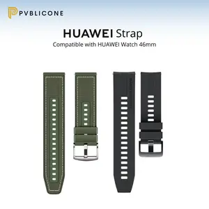 Strap Huawei Watch GT 3 GT3 Pro 46mm Tali Jam Tangan Leather Kulit