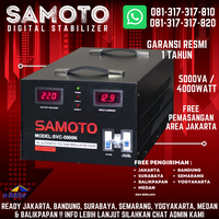 Gambar STABILIZER VOLTAGE DIGITAL/SERVO MOTOR STAVOLT LISTRIK SAMOTO 5000VA dari JAVA MEGA NETWORK Kota Bandung 1 Tokopedia