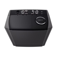 Gambar Mesin Cuci LG P1400RTM 2 Tabung 14kg Premium Semi Automatic 420W Black - Hemat Listrik Pengering dari LGAuthorizedDealer Kota Administrasi Jakarta Barat 3 Tokopedia