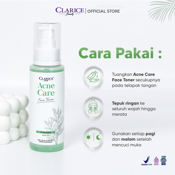 Gambar CLARICE Face Toner AC dari CLARICE Beauty Kab. Mojokerto Tokopedia