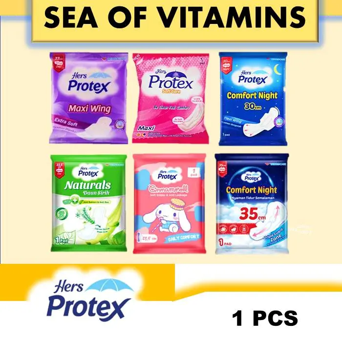 HERS PROTEX ORIGINAL - SACHET I PCS PEMBALUT WANITA 0