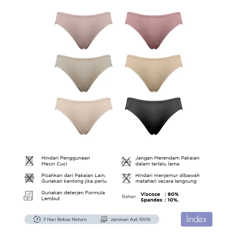 Lindex - Celana Dalam Wanita Mini 1071/LDXPNBF 64 7