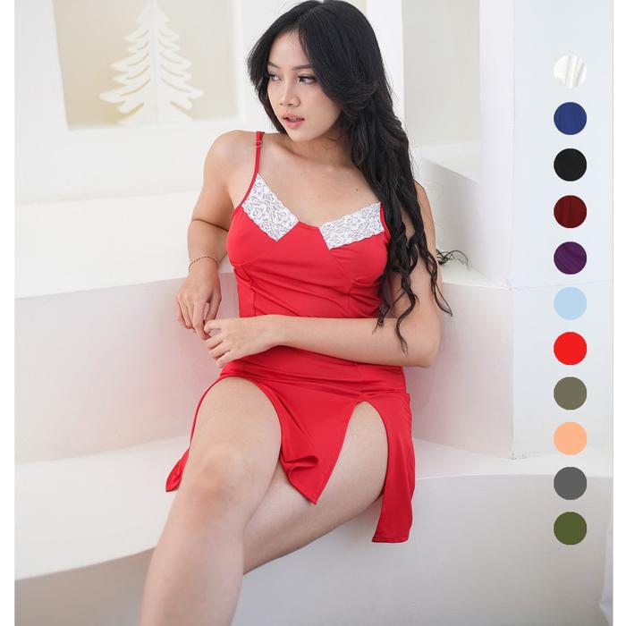 Gambar Moon Alice - Sexy Lingerie Hot Babydoll Renda Mini Jumbo M332 - M, Hitam dari MoonAlice Kota Malang Tokopedia