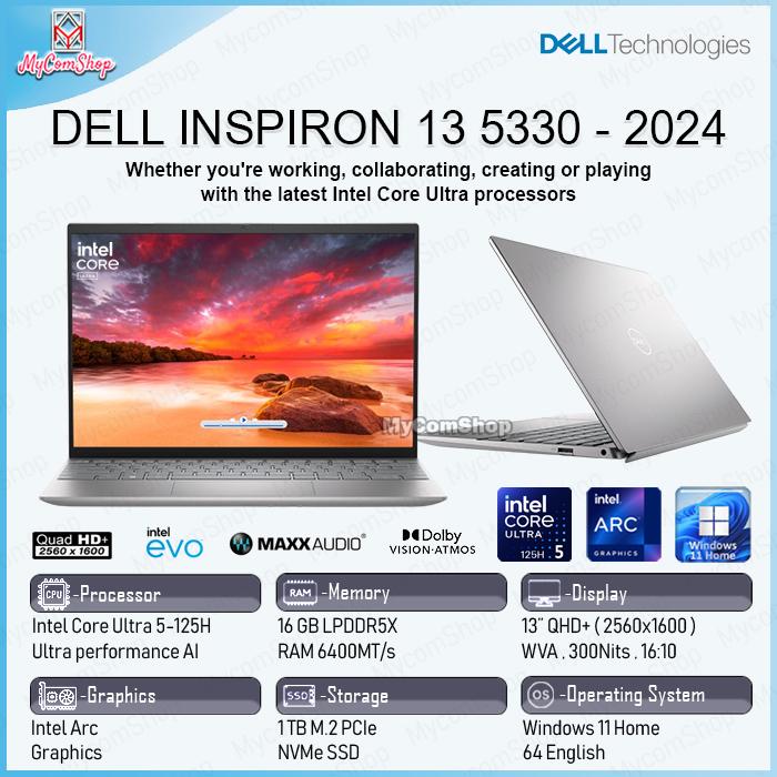 Jual DELL INSPIRON 13 5330 ULTRA 5 125H 16GB RAM 1TB SSD INTEL ARC