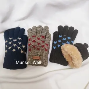 Sarung Tangan Winter Musim Dingin Wol Anak 2 dan 3 tahun bulu didalam