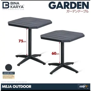 meja caffe meja outdoor meja tinggi 75 cm
