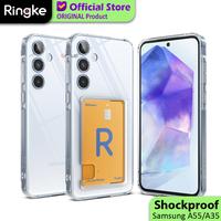 Gambar Case Samsung Galaxy A55 A35 Ringke Fusion Shockproof Clear Casing - Clear, A35 dari GET-WID Kota Administrasi Jakarta Barat 1 Tokopedia