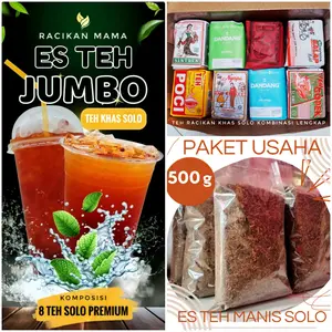 teh racikan khas solo kombinasi lengkap teh tubruk angkringan wedangan