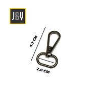 Gambar KEW-KEW KAIT HOOK TAS 2.0 CM BLACK NIKEL GKB20BN dari Jaya Aksesoris Tas Kota Bandung 5 Tokopedia