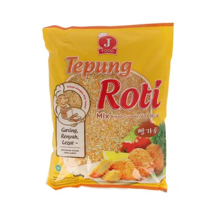 J Food Tepung Roti 500gr mix bread crumbs kuning putih panir