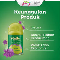 Gambar Stella Matic Refill Premium Pengharum Ruangan Warm Verbena 160ml isi 2 dari godrejindonesia Kota Administrasi Jakarta Utara 2 Tokopedia