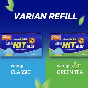 HIT-MAT NEW JUMBO Elektrik Refill isi 48+6 MAT (54pcs) obat nyamuk Hit