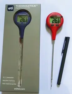 Waterproof Food Safety Pocket Thermometer ThermaStick ETI Inggris
