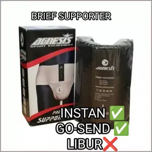 SUPPORTER BRIEF AGNESIS CELANA HERNIA CELANA DALAM OLAHRAGA